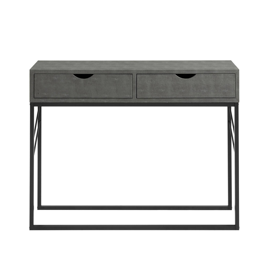 Gray 2 Drawer Entry Table V91608