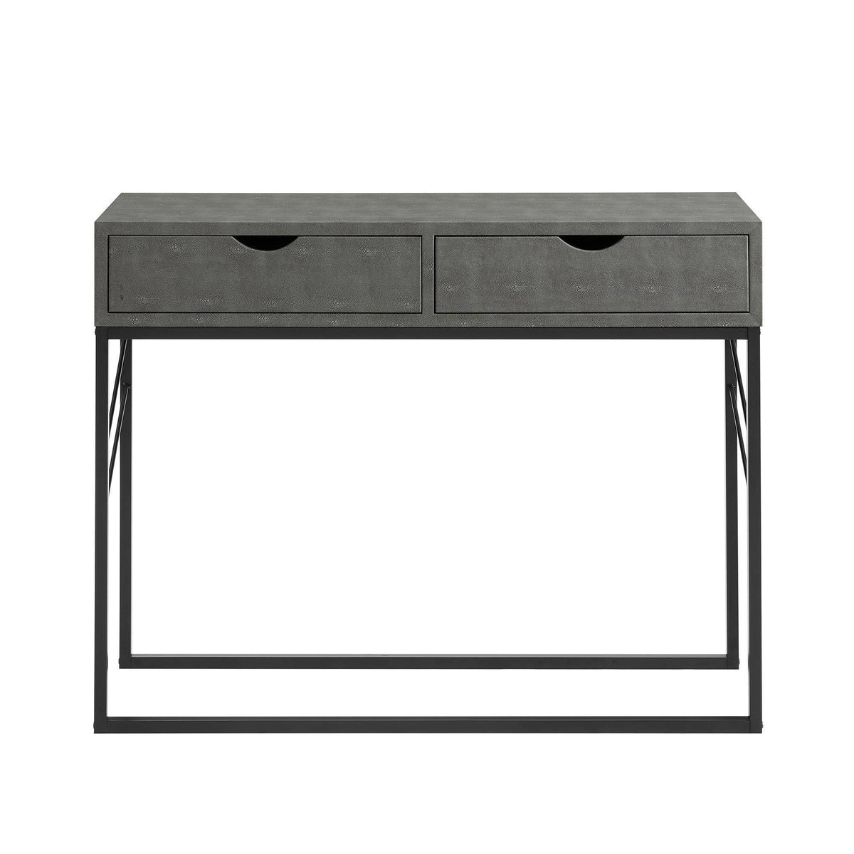 Gray 2 Drawer Entry Table V91608