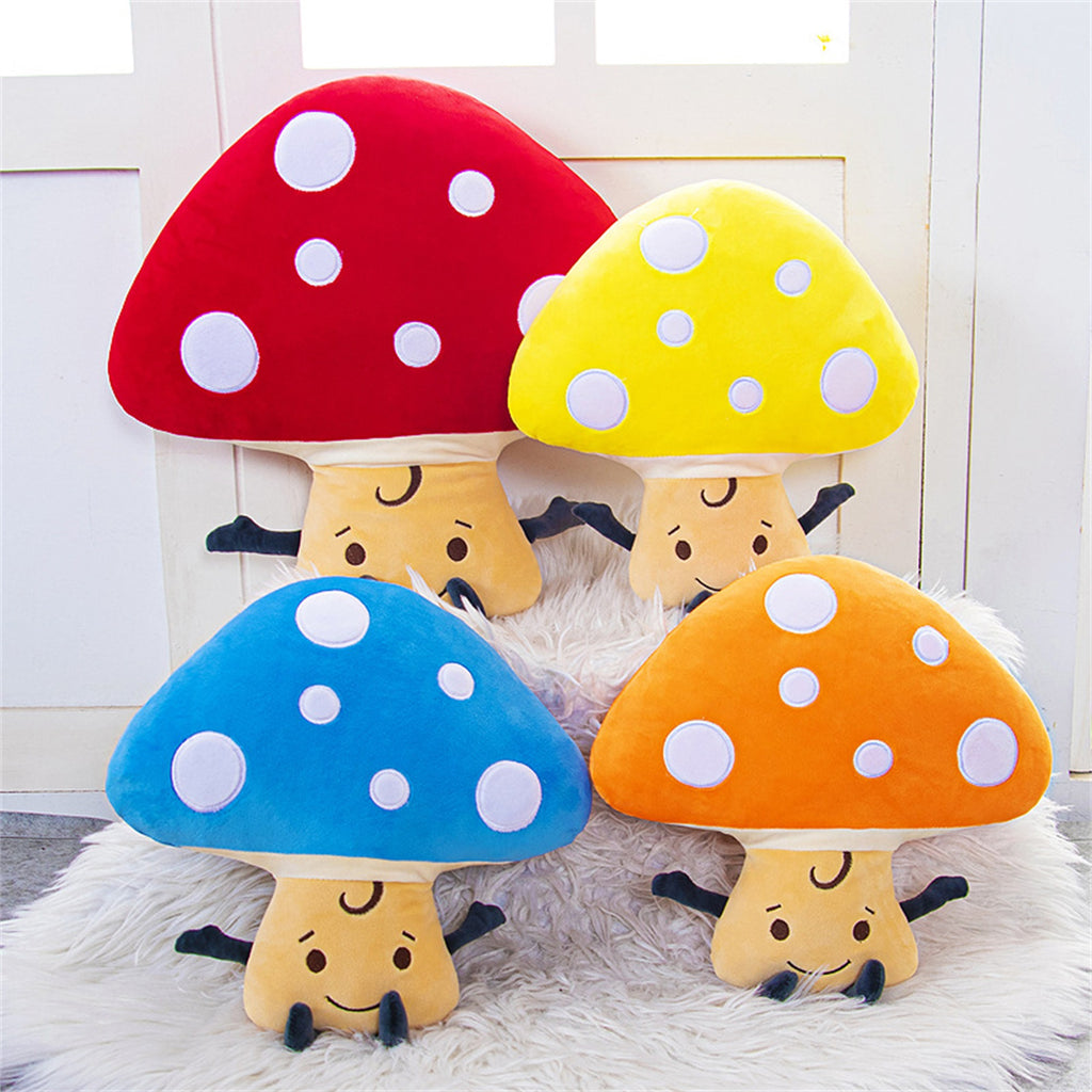 Plush Mushroom Throw Pillow Stuffed Dolls Toys G431603