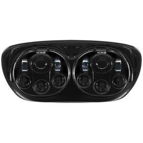 Black 5.75 in. Dual LED Headlight C48007