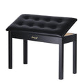 Solid Wood Padded Piano Bench with Storage C885827
