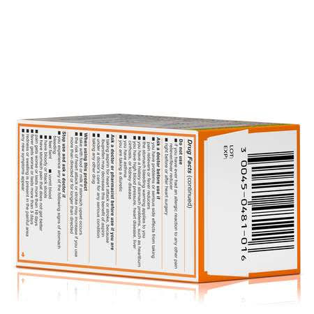 200mg Ibuprofen Caplets, 100 Count Y837776