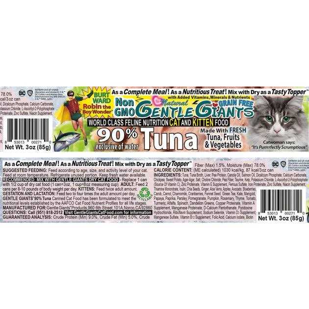 Natural Non-GMO Tuna Cat & Kitten Can Food P99889