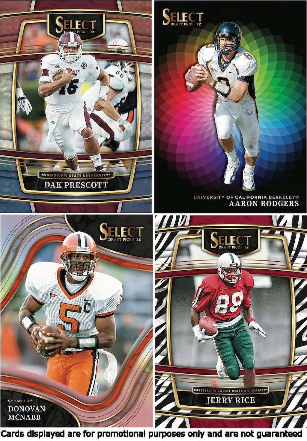 2022 Panini Select Draft Picks Collegiate Football Blaster Box Trading Cards Q54821