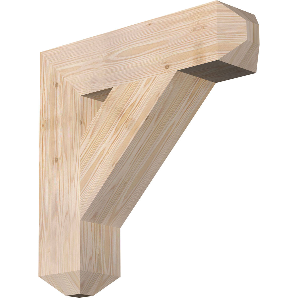 Traditional Craftsman Smooth Bracket, Douglas Fir H15874