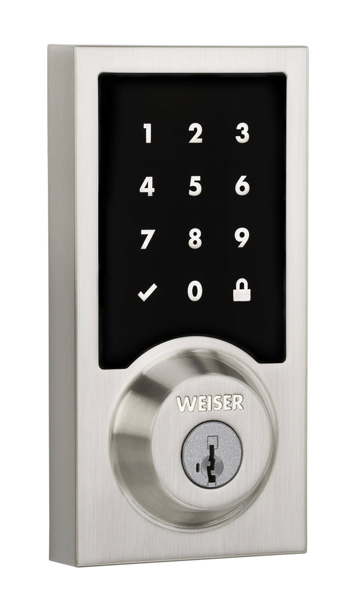 Satin Nickel Touchscreen Smart Lock M653