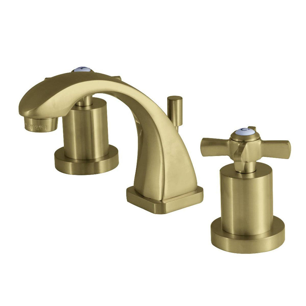 Polished Brass Mini Widespread Lavatory Faucet W8985