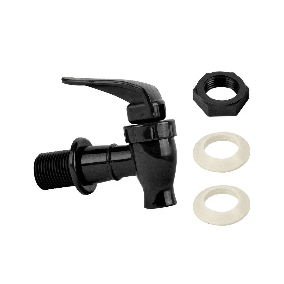 Black B.P.A.-Free Water Dispenser Replacement Valve 12-Pack Q2309