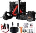 Electric Car Jack Kit 5 Ton Hydraulic Floor Jack with Impact Wrench and Tire Inflator L86360