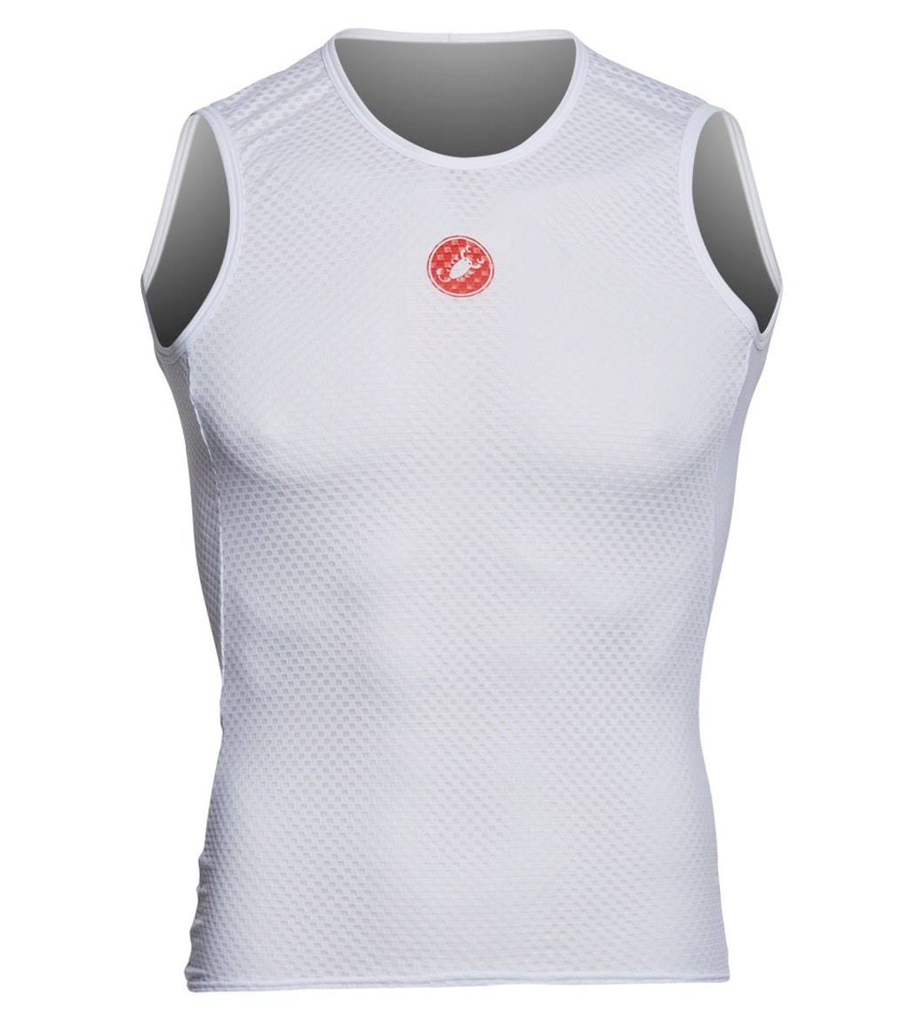 White Sleeveless Base Layer U2011