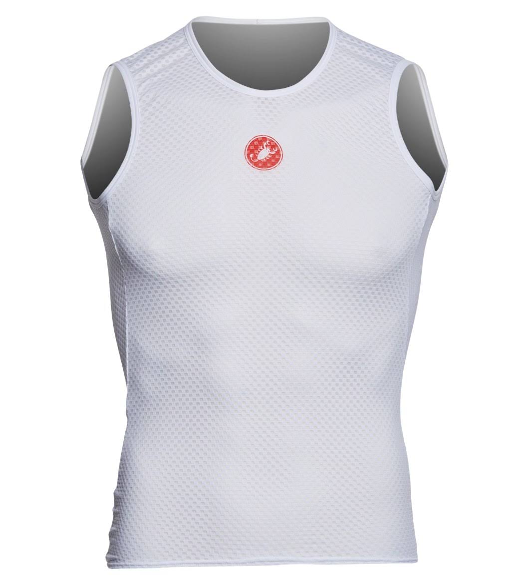 White Sleeveless Base Layer U2011