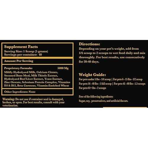 Nursing and Lactation Supplement for Dogs and Cats D607291
