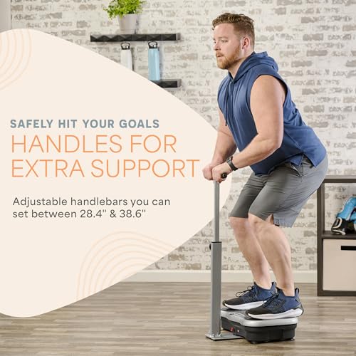 Vibration Plate Exercise Machine with Handlebars G4782