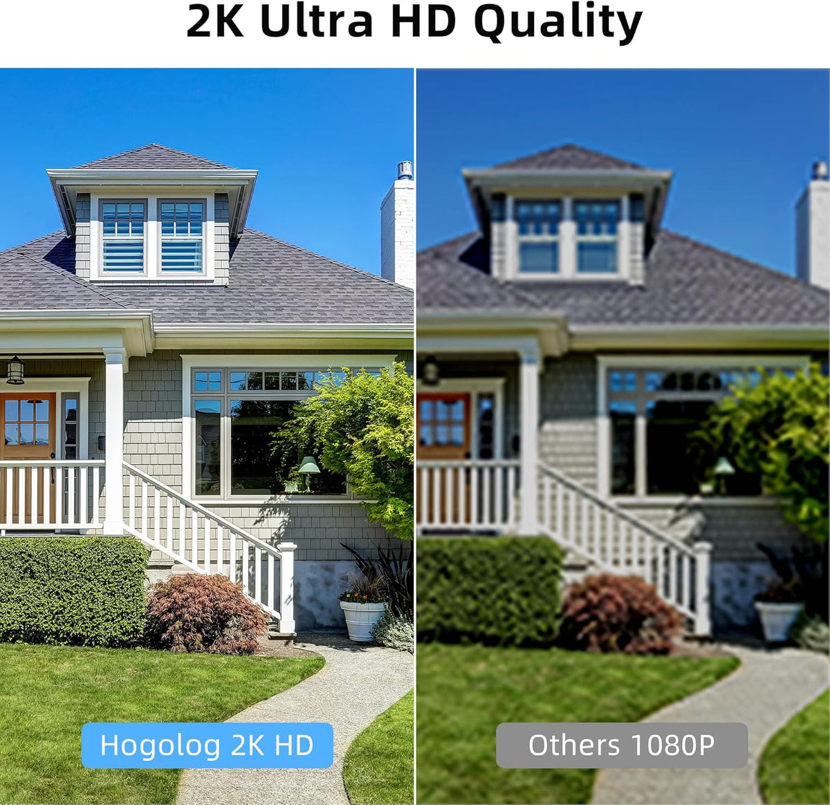 4MP Outdoor Security Camera with IP66 Waterproof and Night Vision N2558