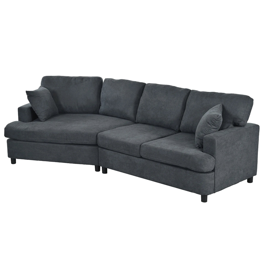 3 Seat Sofa with Removable Cushions and 2 Pillows M69839