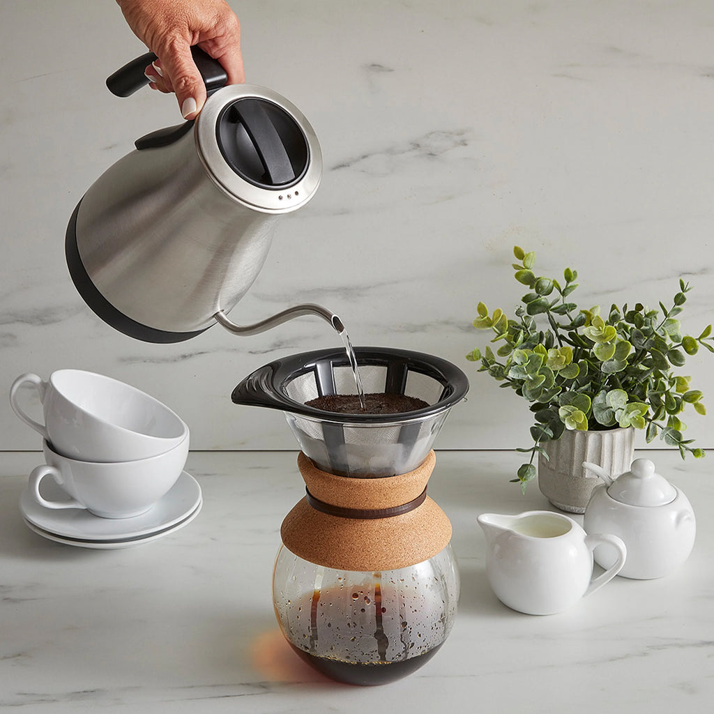 Digital Electric Gooseneck Kettle Brushed Stainless Steel L288082