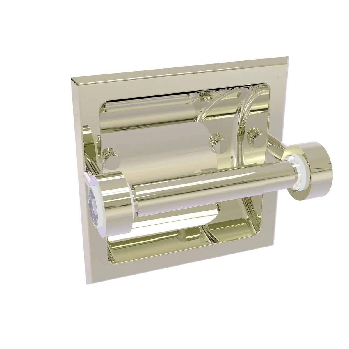 Recessed Toilet Paper Holder Polished Nickel Q16605
