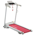 White/Pink Electric Treadmill V9530