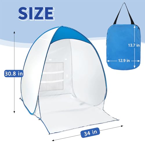 Portable Pop-up Paint Spray Booth Tent with Vents G381417