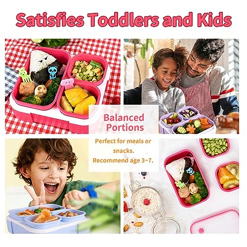 2 Pack 3-Compartment Bento Box Q53215