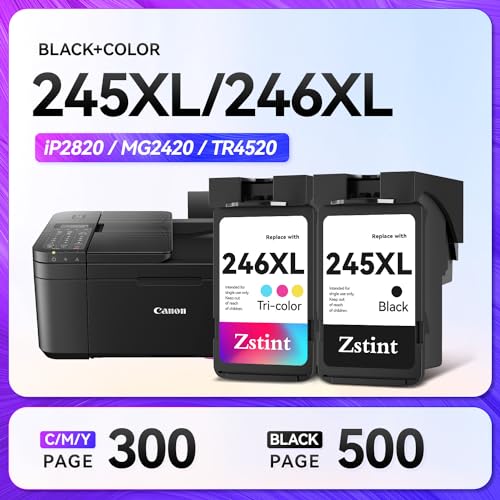 245XL 246XL Ink Cartridge Combo Pack Replacement for Canon Printer Z9962