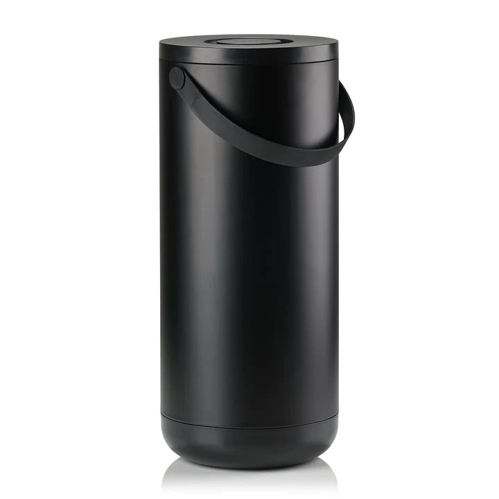 Circular 35 Liter Black Waste Bin U33475