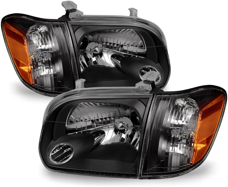 Black Headlights with Corner Lamps N30896