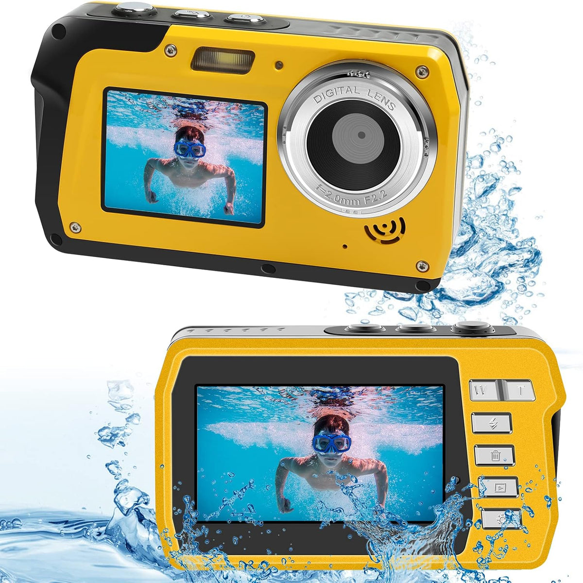 2.7K 48MP Waterproof Digital Camera 16X H5320