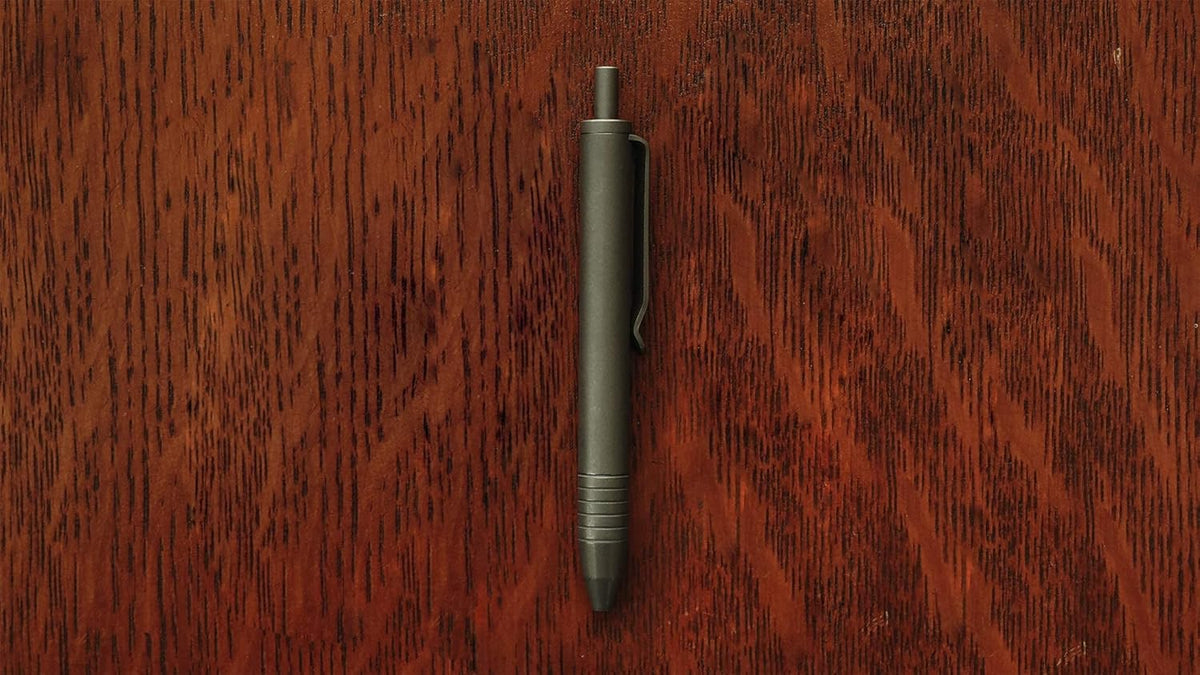 Titanium Black Mini Click Pen Pack of 2 C98563