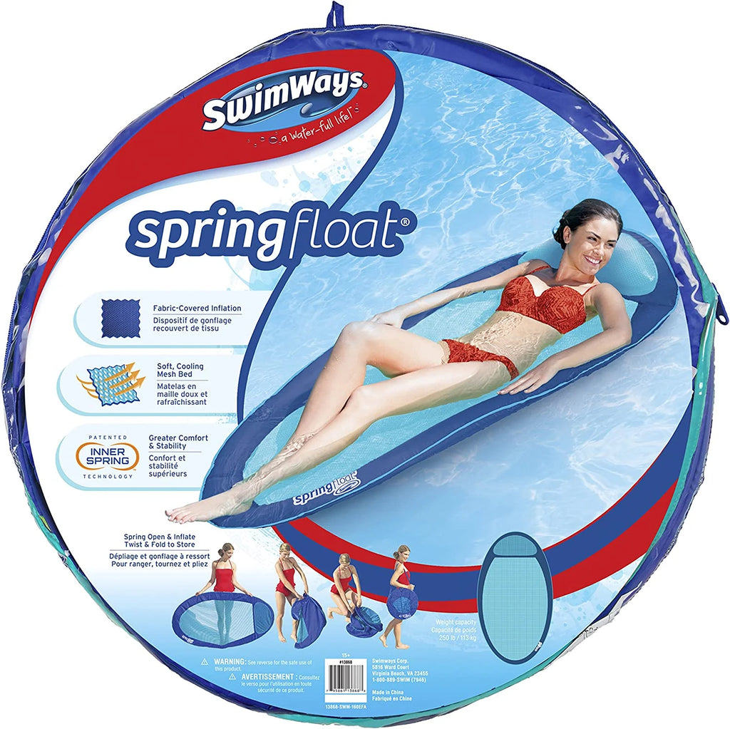 Purist Blue Spring Float Pool Lounge I144