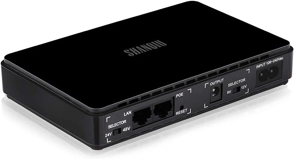 Mini UPS Battery Backup Uninterruptible Power Supply 10000mAh Pack of 2 R690582