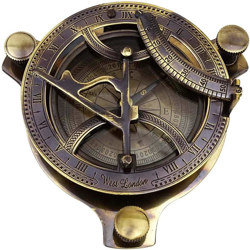 Brass Magnetic Compass P173