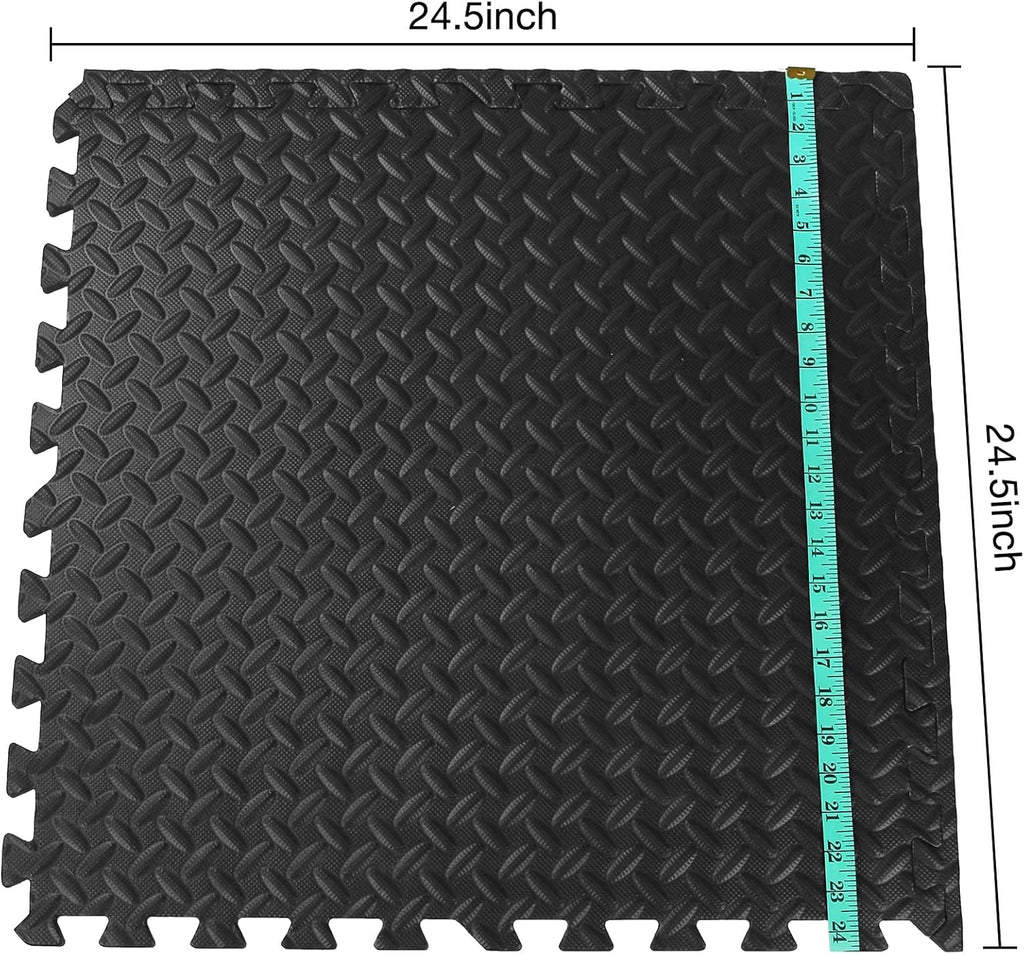 1/2 Thick Interlocking Foam Gym Flooring Tiles D4793