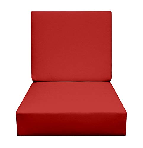 Black 23" x 24" Outdoor Chair Cushion Set J227