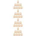 40 Pcs Natural Bamboo DIY Wooden Peg Dolls A630