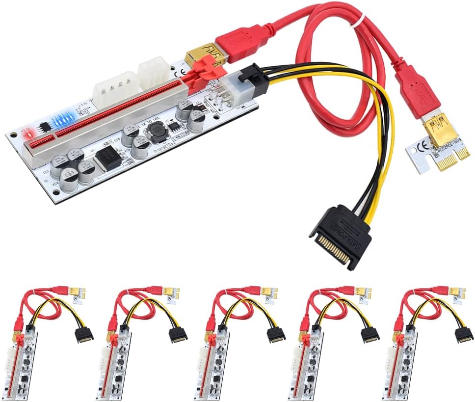 USB 3.0 PCI-E Riser Adapter Card 6 Pack L821375