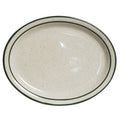 Emerald Green Speckle Oval Platter A71648