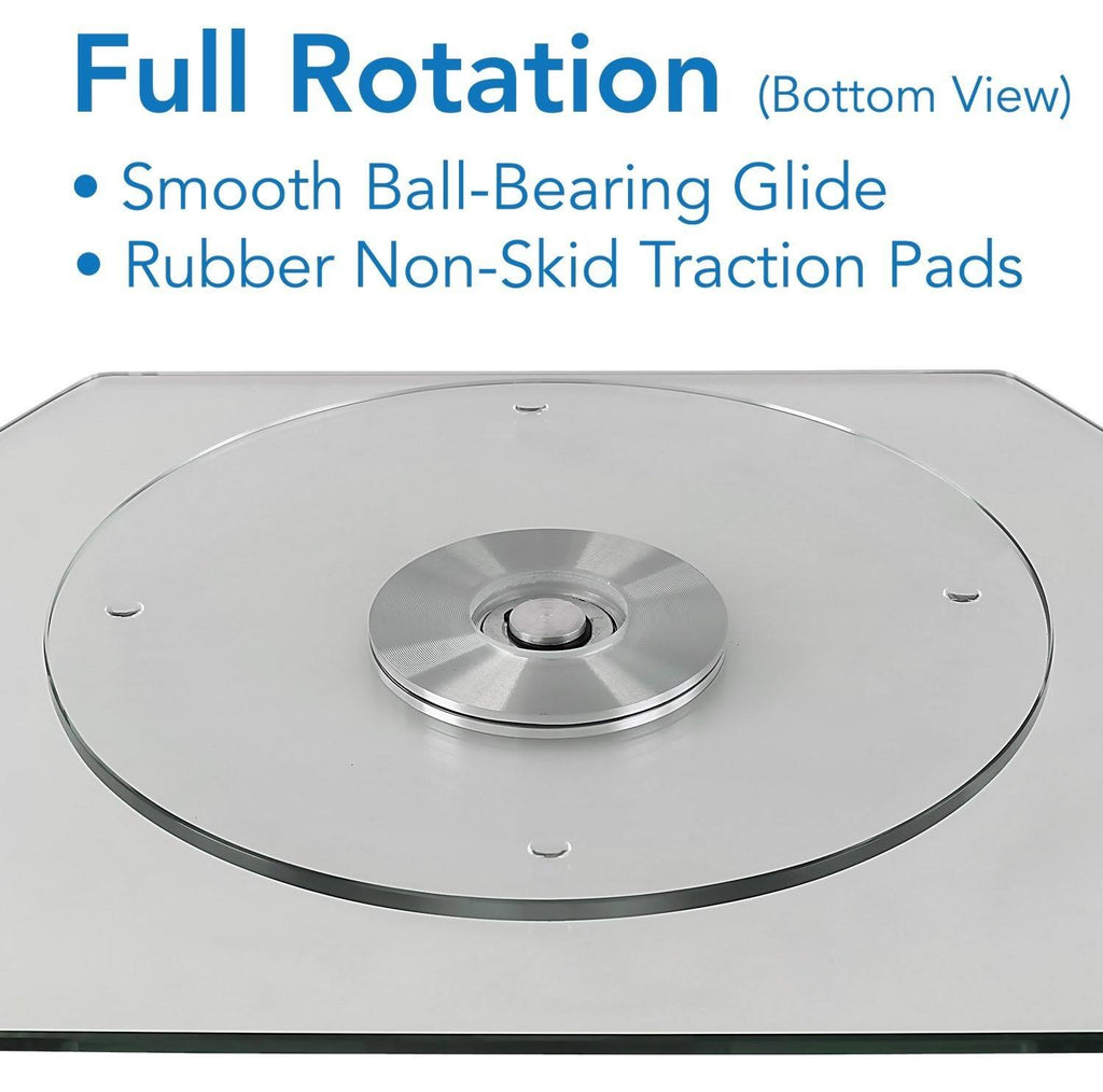 Clear TV Turntable Stand Q84759