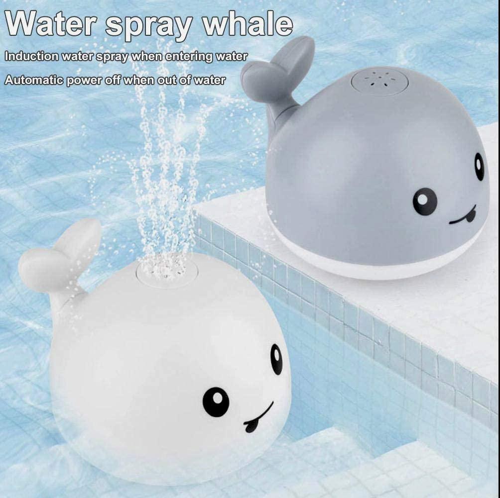 Gray Light Up Whale Bath Toy I325380