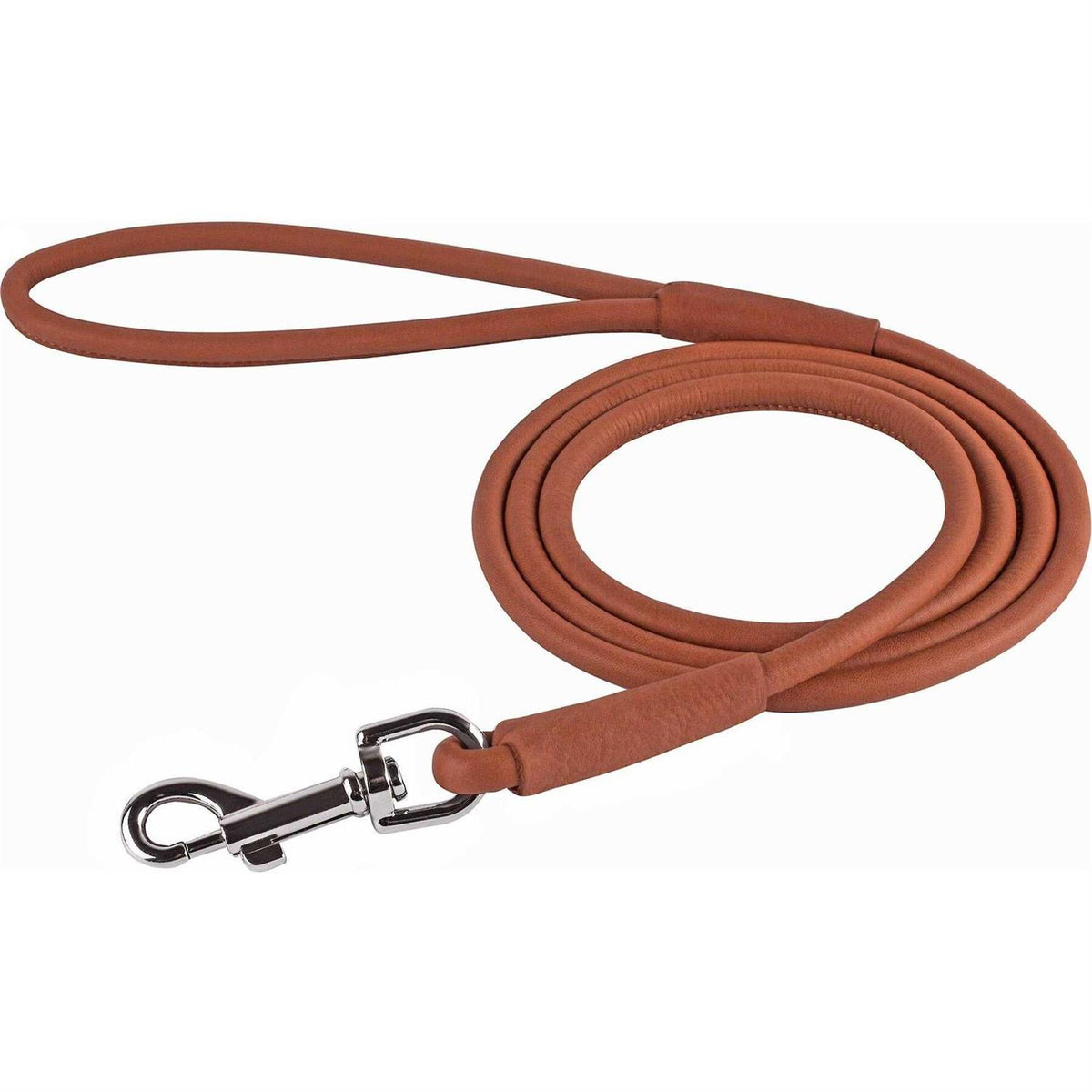 Rolled Leather Dog Leash Y46679