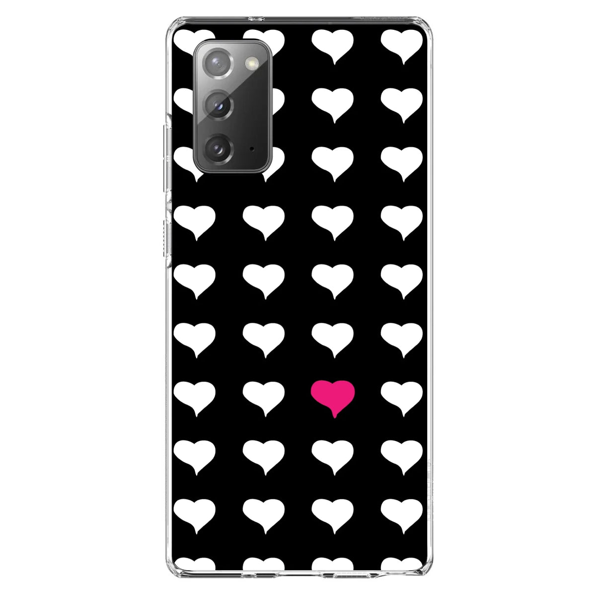 Clear Shockproof Hybrid Case for Samsung Galaxy Note 20 with Tempered Glass Screen Protector N49616