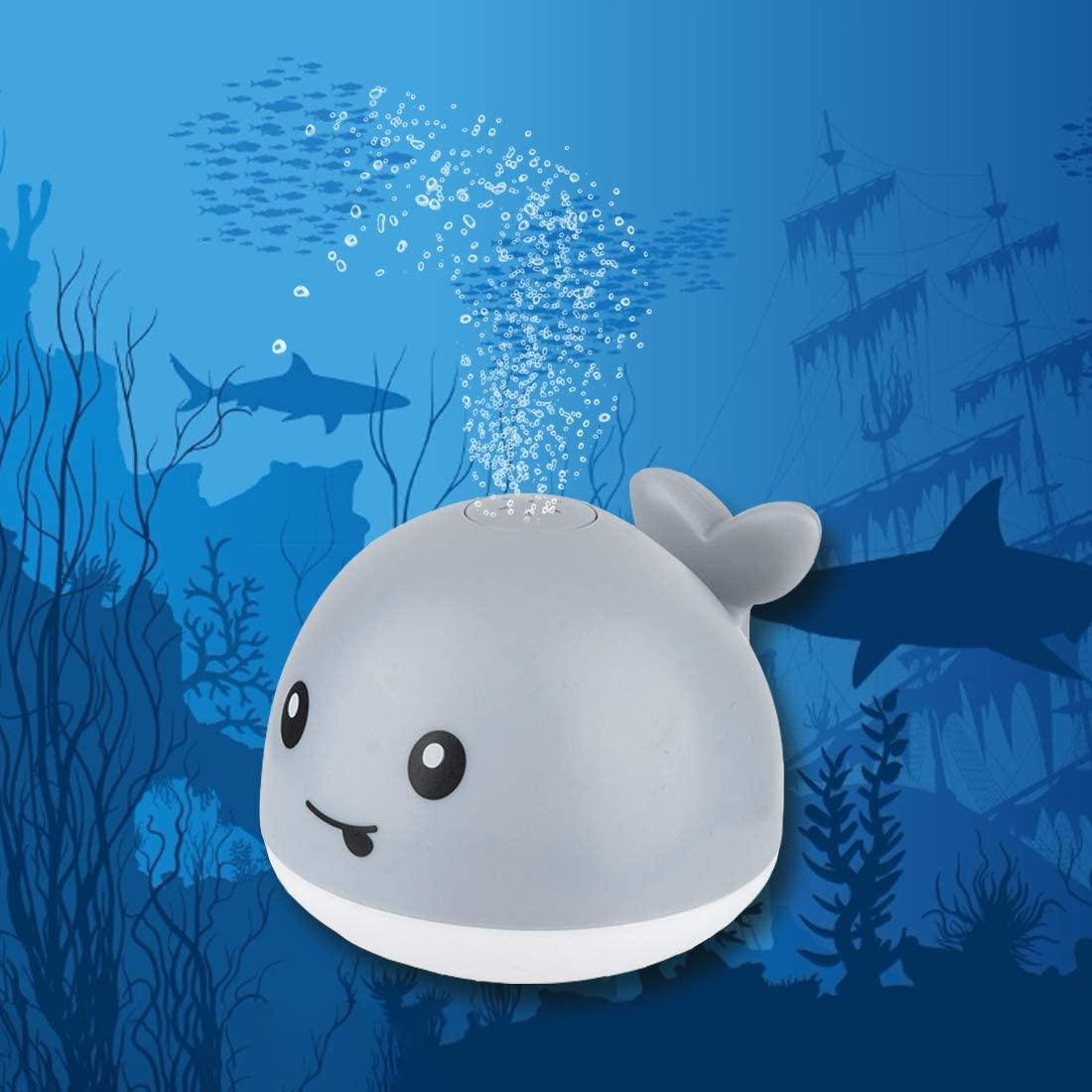 Gray Light Up Whale Bath Toy I325380