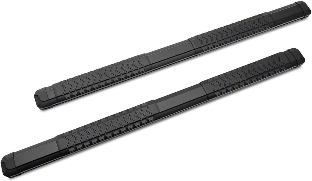 5-Inch Aluminum Side Step Bars with Black Cover Plates Y611157
