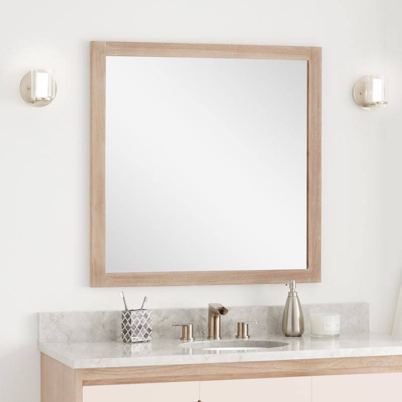 White Framed Bathroom L6095