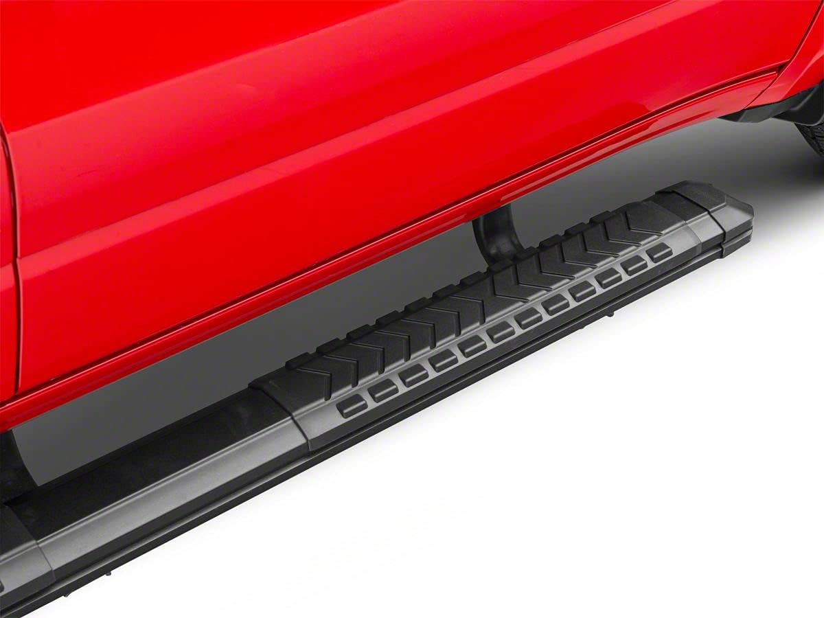 5-Inch Aluminum Side Step Bars with Black Cover Plates Y611157
