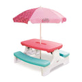 Kids Picnic Table with Umbrella K52358
