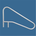 Taupe 3-Bend Braced Return-to-Deck Handrail X5590