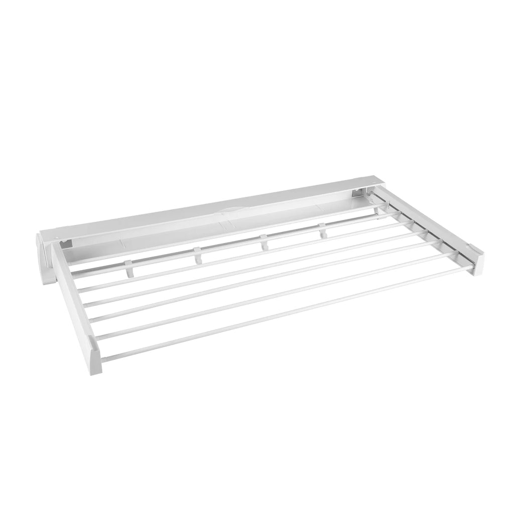 White Wall Mounted Foldable Clothes Drying Rack S1959