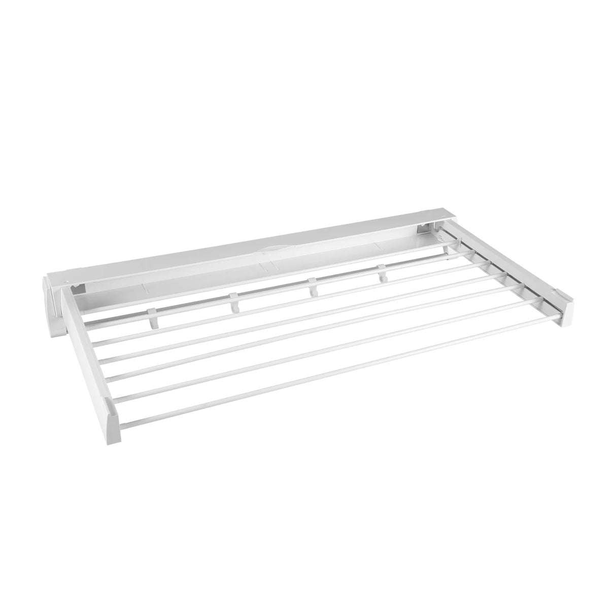 White Wall Mounted Foldable Clothes Drying Rack S1959