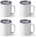 12 Oz Stainless Steel Double Wall Insulated Mug Set, 4 Pack S730721